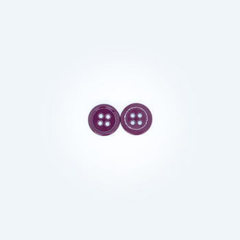 24L 4-hole flat button (Deep violet)