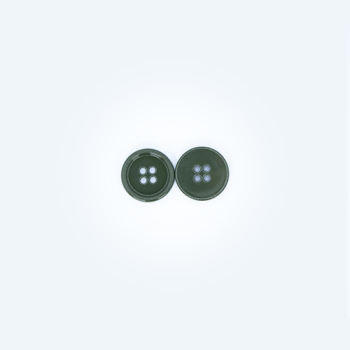 28L 4-hole flat button (Olive green)