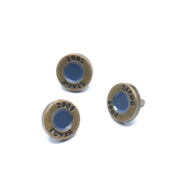 Rivet H (Bronze with Blue)