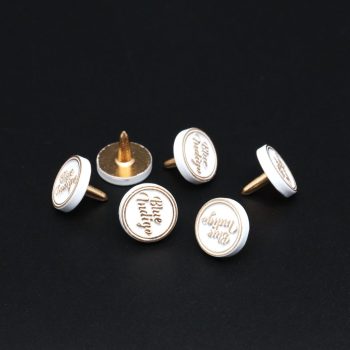 Rivet N (White with Gold Rim) Rivet N (White with Gold Rim)