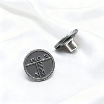 Snap button denim style M (Gunmetal) Snap button denim style M (Gunmetal)