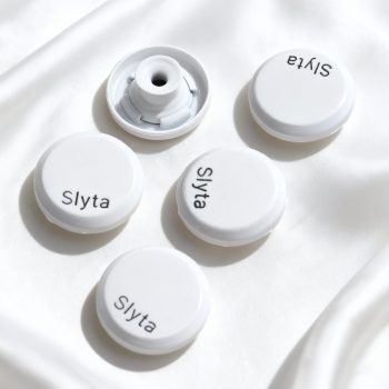 Snap button denim style N (White) Snap button denim style N (White)