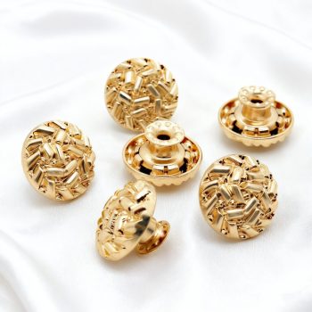 Snap button denim style P (Gold) Snap button denim style P (Gold)