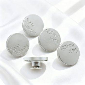 Snap button denim style R (Light Grey) Snap button denim style R (Light Grey)