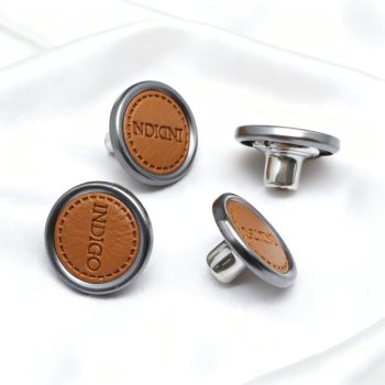 Snap button denim style F (Leather) Snap button denim style F (Leather)