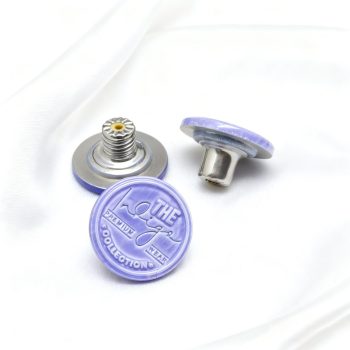 Snap button denim style C (Lilac) Snap button denim style C (Lilac)
